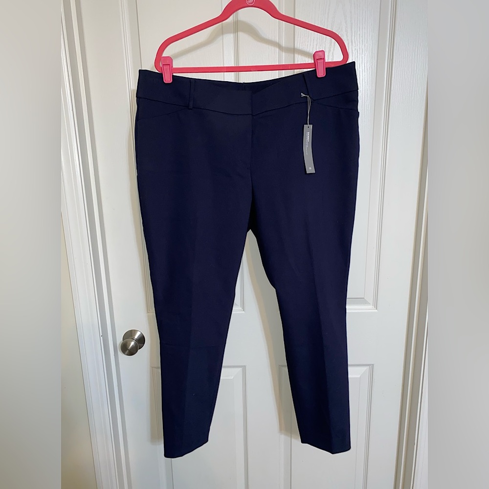 LOFT - Marisa Skinny Navy Blue Dress Slacks